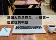 乐动体育官网-法国大胜乌克兰，小组第一位置优势明显